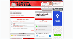 Desktop Screenshot of albertvillesoftball.stackvarsity.com