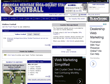 Tablet Screenshot of americanheritagebocadelrayfootball.stackvarsity.com